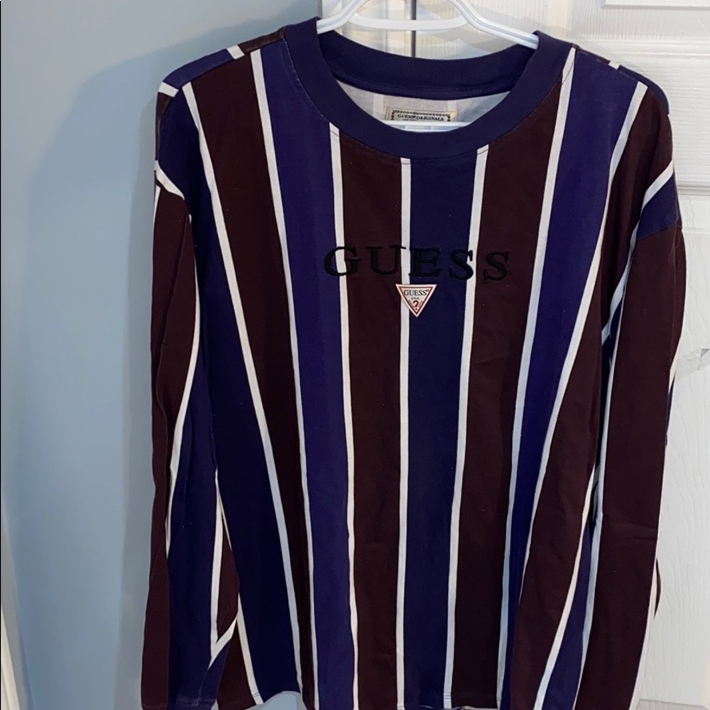 Striped guess long sleeve